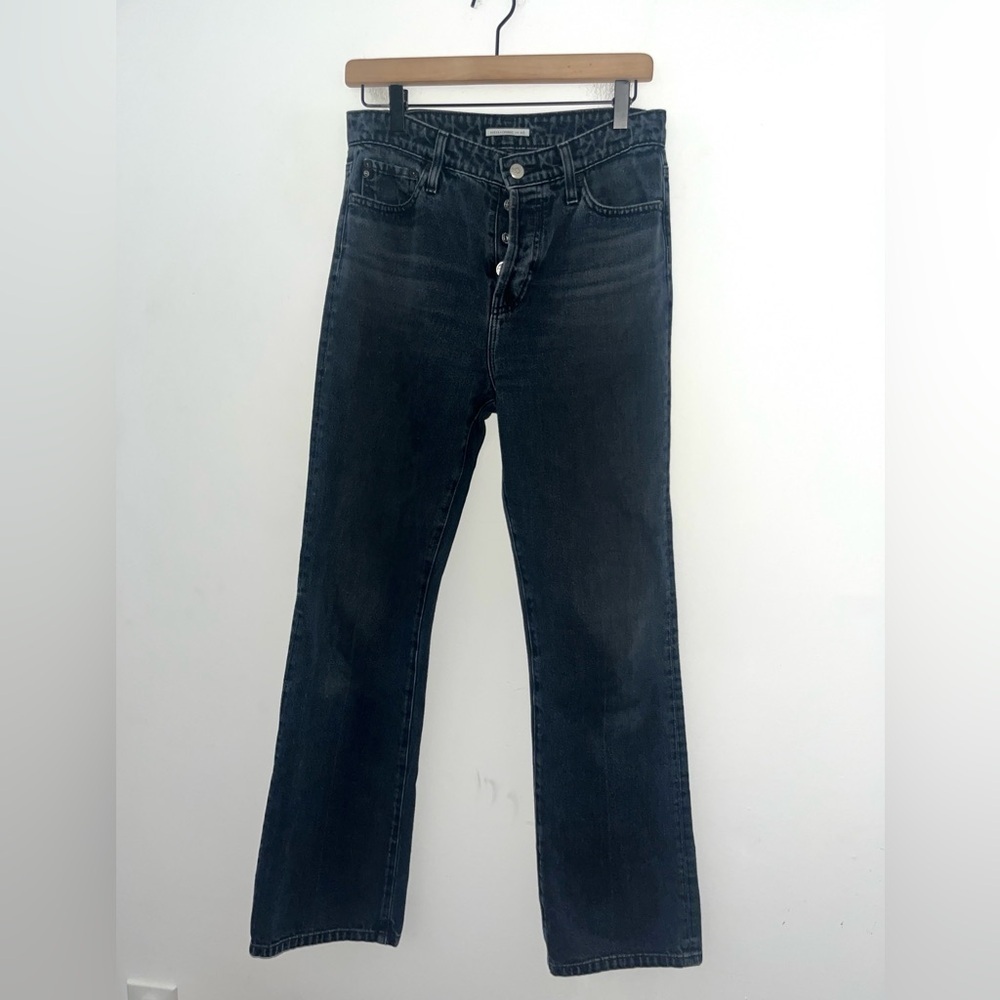 ALEXA CHUNG FOR AG Button Fly Jeans Size 28
